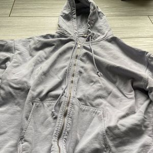 Pacsun light blue zip up hoodie